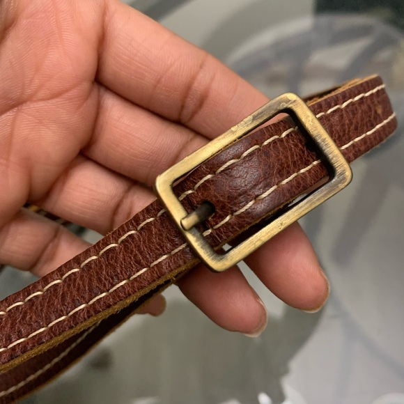 Portland Leather Rich Brown crossbody Bag - Picture 5 of 8